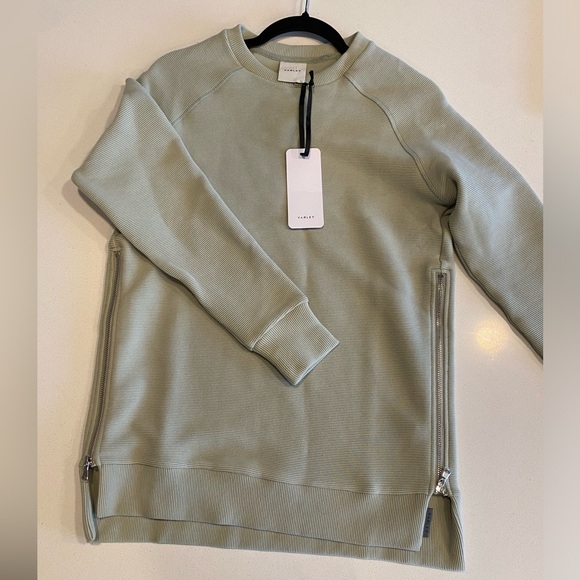 NWT Varley Manning sweatshirt side zip XXS - Picture 3 of 3